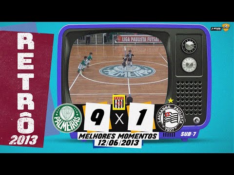 Palmeiras 9x1 Lausanne  A2 Menores FPFS sub-7 Retrô 2013
