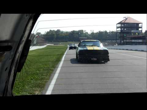 ITB Pinto spins at Mid-Ohio Turn 1