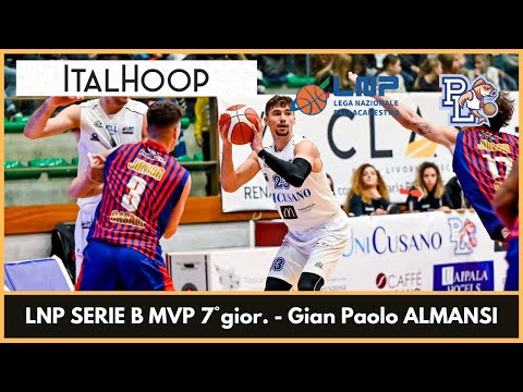 LNP Serie B MVP 7° giornata - Gian Paolo Almansi