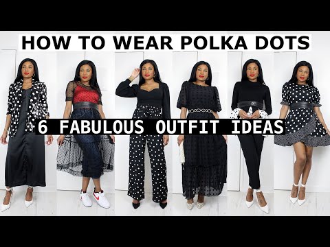 HOW TO WEAR POLKA DOTS | 6 WAYS TO WEAR IT | OUTFIT IDEAS | FASHION TIPS | @AbigailAyoola