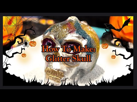 How To Make: Glitter Skull