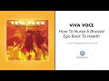 Viva Voce - "How To Nurse A Bruised Ego Back To Health" (Official Audio)