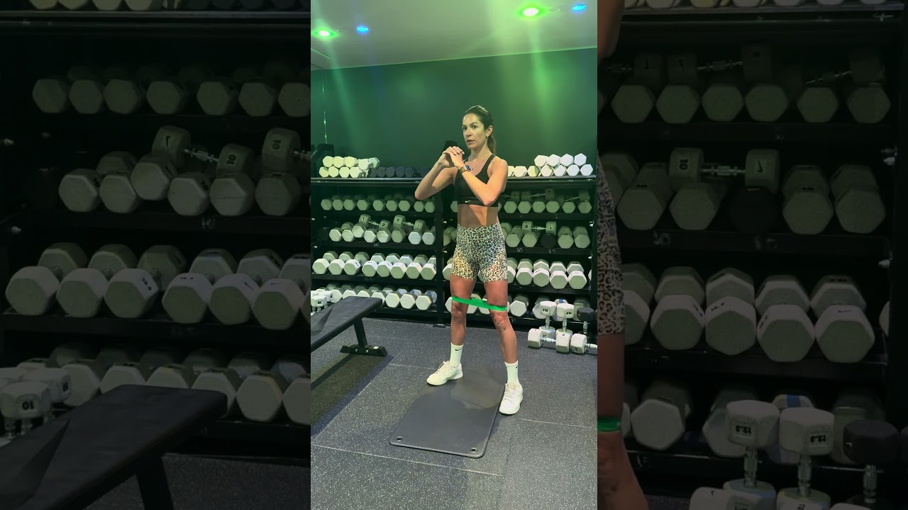 Resistance Band Workout: Squats - YouTube