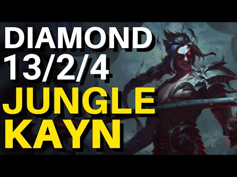 Kayn JUNGLE vs Lee Sin - Diamond gameplay patch 11.2