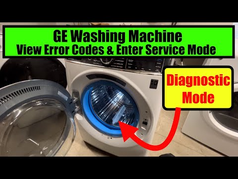 How To Enter Service Mode - GE Washing Machine - View Error Codes