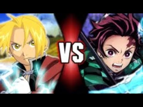 10k special Edward Elric Vs Tanjiro Kamado ( Fullmetal Alchemist Vs Demon Slayer )