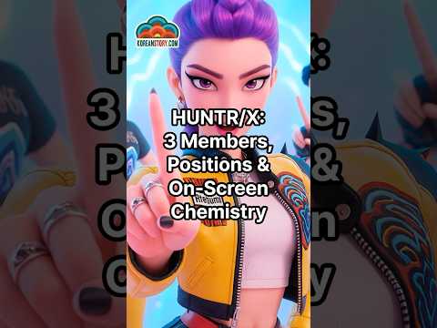 HUNTR/X: 3 Members, Positions & On Screen Chemistry #kpopdemonhunters
