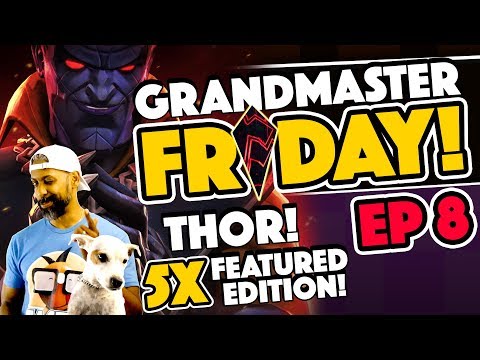 5X Featured GRANDMASTER Friday Crystal Opening: Ep 8 THOR Ragnarok Edition