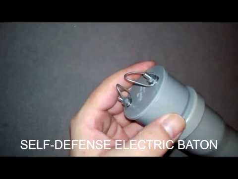 Custom made electric baton (self-defense)