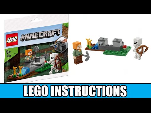 LEGO Instructions: How to Build LEGO The Skeleton Defense - 30394 (LEGO MINECRAFT)