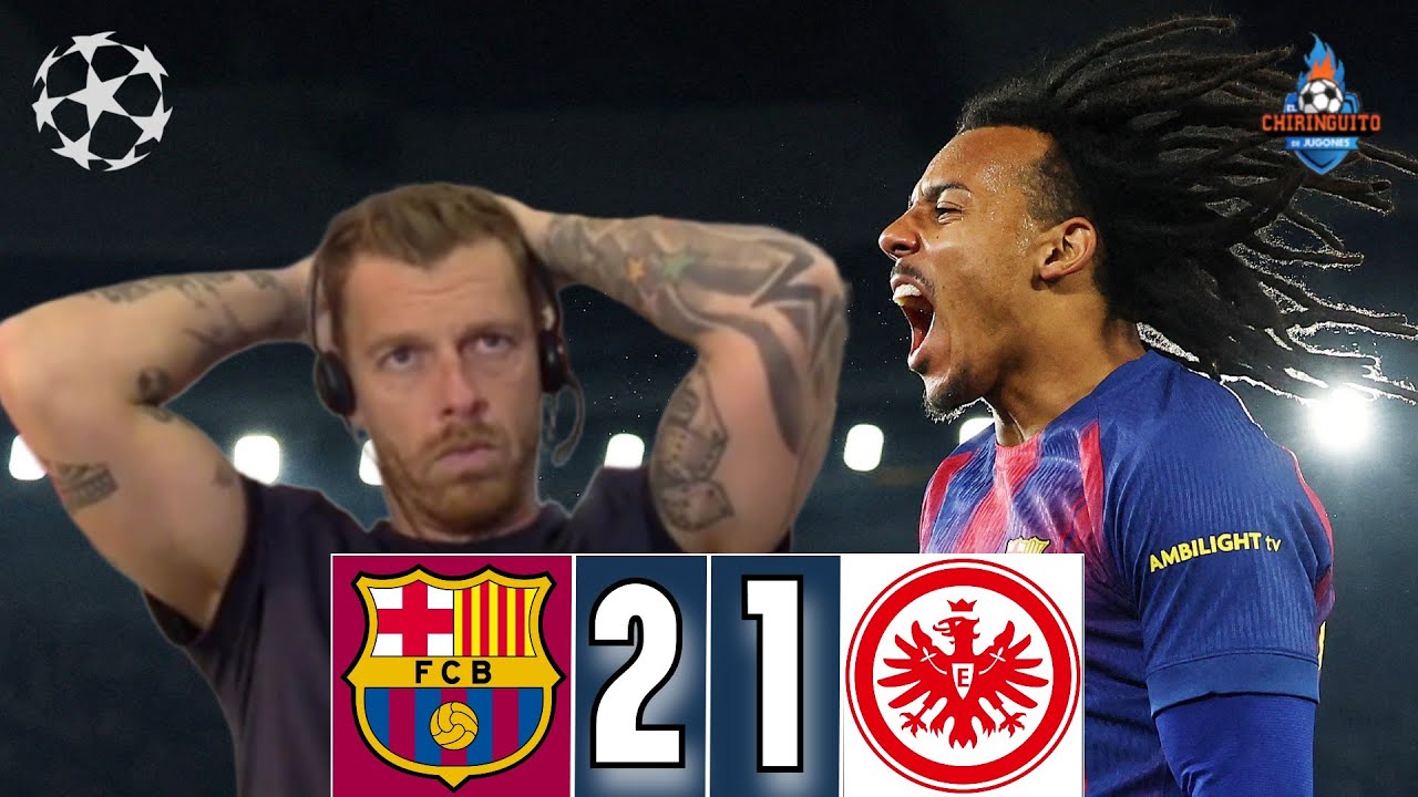 😳 VICTORIA MUY SUFRIDA del BARÇA en la CHAMPIONS | Barça 2-1 Eintracht | Resumen Chiringuito Live