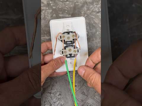 Técnica avançada para fazer ligação de tomada dupla #elétrica #eletricista #tomada #diy #dicas