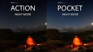 DJI Osmo Action 6 VS DJI Osmo Pocket 3 | NIGHT MODE | Camera Test 