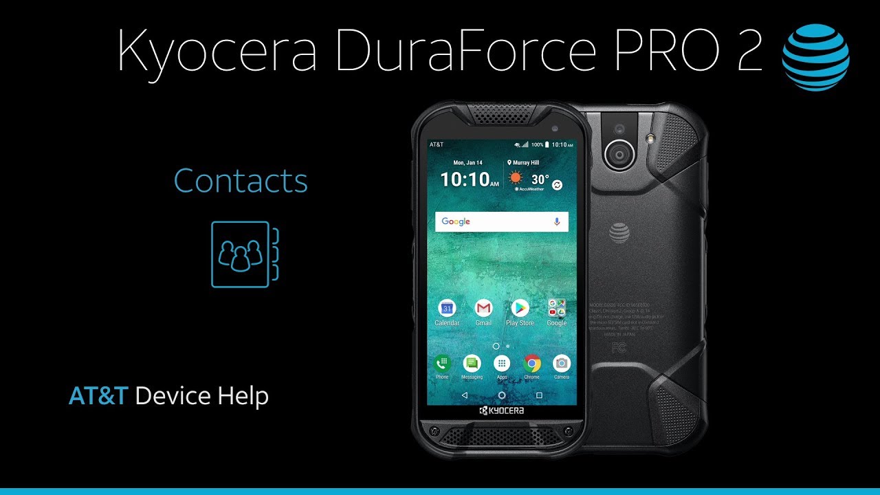 How to Access & Manage Contacts on Your Kyocera DuraForce PRO 2 | AT&T Wireless