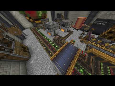 Hamburger Crafting Factory  🍔 |  Minecraft Create Showcase