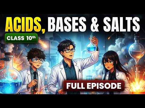 Acids, Bases and Salts || Class 10 Anime - FULL EPISODE || Complete Chapter 2 in One Shot🔥