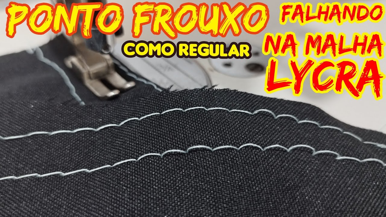 COMO REGULAR A MÁQUINA DE COSTURA COM O PONTO FROUXO DICA FÁCIL