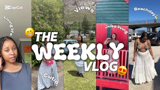 #vlog | Spend a few days with me, beachday🏖️| South African YouTuber🤍