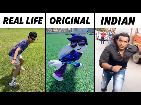 I Wanna Run Away Roblox Original vs Real Life vs Indian