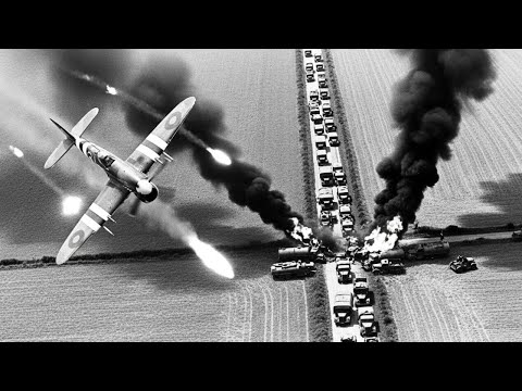 How British Typhoons Destroyed 500 German Vehicles in 72 Hours at Falaise Pocket