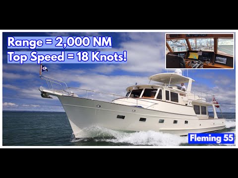 $2.2M Fleming 55 Trawler YACHT TOUR! (Perfect Liveaboard)