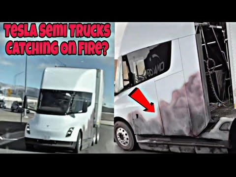 The First Tesla Semi Truck To Catch On 🔥? Thousands Of Truck Drivers Say It's Unsafe 😵
