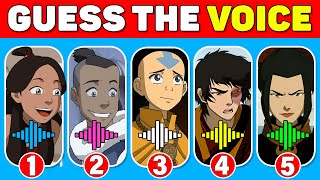 AVATAR: THE LAST AIRBENDER Guess the Characters by Their Voice - Quiz for Fans!