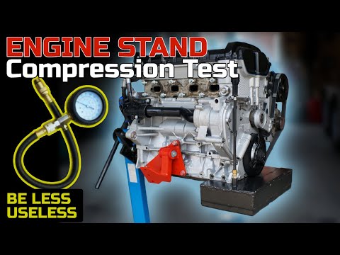 Compression Test on an ENGINE STAND | Quick & Easy DIY