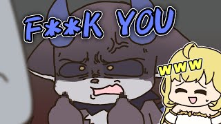 海外で強気すぎるでびちゃんに爆笑のリオン様【手描き】【にじさんじ】【でびでびでびる】【鷹宮リオン】