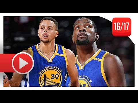 Kevin Durant & Stephen Curry Full Highlights vs Trail Blazers (2016.11.01) - Warriors Feed