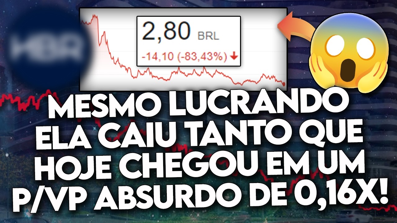 10 AÇÕES com os MENORES P/VP da BOLSA INTEIRA! (Caíram MUITO e hoje VALEM QUASE NADA!) - TOP 10