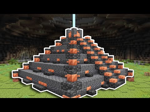 I built an UNDERGROUND Pyramid in Minecraft 1.17