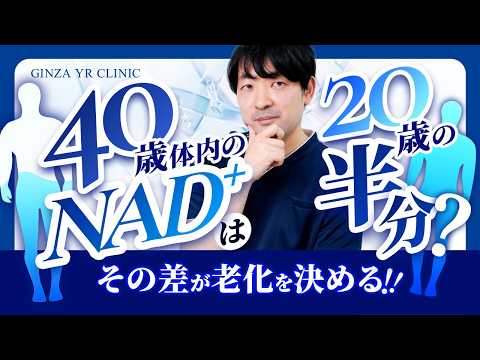 40歳でNAD⁺は半分に？臨床的位置づけと補う方法