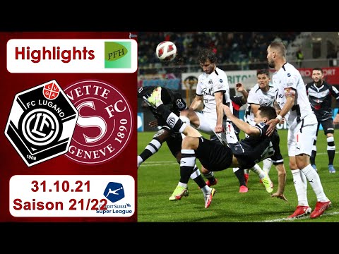 Highlights: FC Lugano vs Servette - Genf FC (31.10.21)