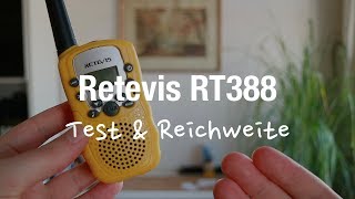 Retevis RT388 Funkgerät - Walkie Talkie Kinder (Test und Reichweite)