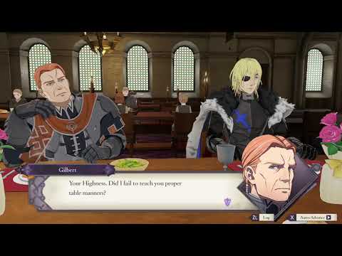 Fire Emblem Three Houses - Dimitri and Gilbert (Dining Hall)