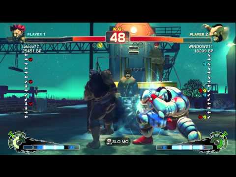 Tokido [Akuma] vs WINDOW211 [Zangief] SSF4 Japanese Online Ranked Matches - TRUE-HD