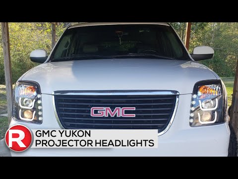 07-14 GMC Yukon Projector Headlights with Dual U-Bar DRL - Spec-D lights features review