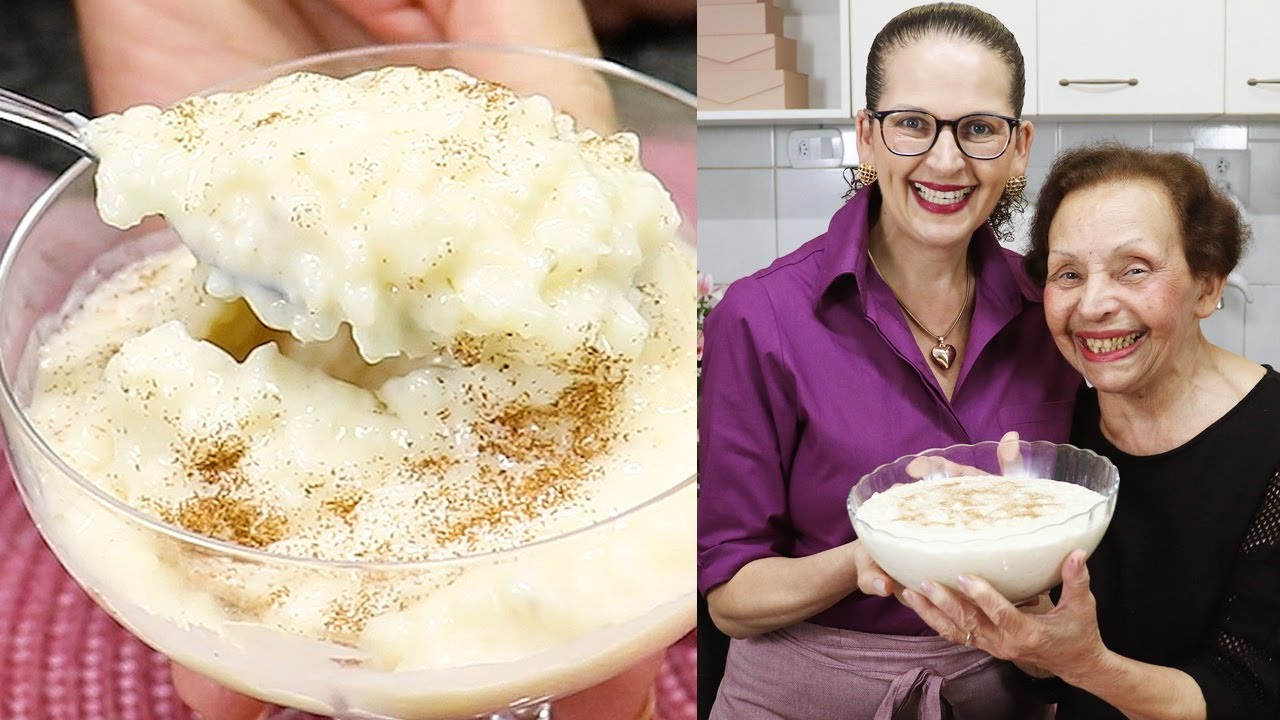 RECEITA DO ARROZ DOCE DA MINHA MÃE: O MELHOR DO MUNDO! RECEITA FÁCIL E SUPER CREMOSA-Isamara Amâncio