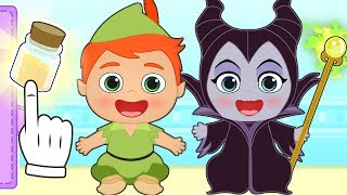 BEBES ALEX Y LILY 👶 Se disfrazan de Maléfica, Cruella, Pocahontas, Frozen, Ariel y más!