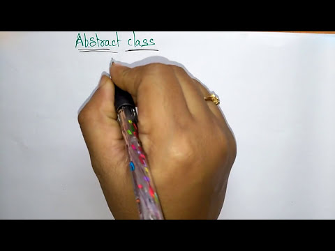 Abstract class | Example | Part 1 2 | OOPs in C | Lec 15 | Bhanu Priya