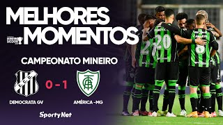 AMÉRICA-MG VENCE O DEMOCRATA FORA DE CASA PELO MINEIRO! - Democrata 0 x 1 America MG