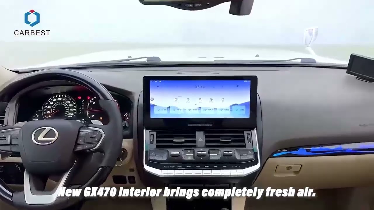 Lexus GX470 2002–2009 Komplet za nadgradnjo notranjosti – obloge armaturne plošče za Lexus GX460 2023 Style Video 1