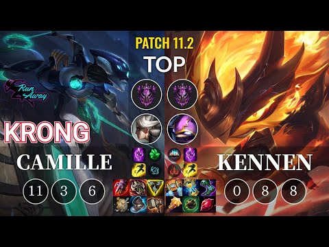 RNW KronG Camille vs Kennen Top - KR Patch 11.2