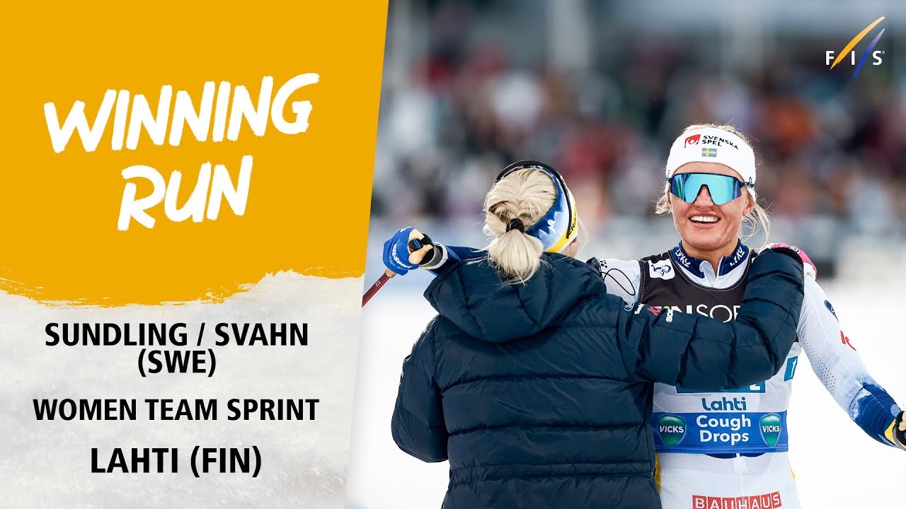 Sundling/Svahn ease to win in Lahti Team Sprint | FIS Cross Country World Cup 23-24