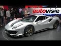Ferrari 488 Pista is ultieme 488 - Autosalon Genève 2018