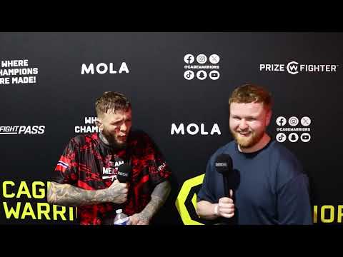 Cage Warriors 196 Post-Fight Interview: Jordan Vucenic Is Ready for the Road Back to the UFC