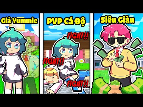 CHALLENGE HIHA IN NICK YUMMIE , PVP BET, EARN SUPER RICH IN MINECRAFT *HIHA CHALLENGE 🤣🥰