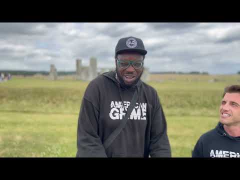 2 American Grime artists freestyle #Grime at Stonehenge, UK