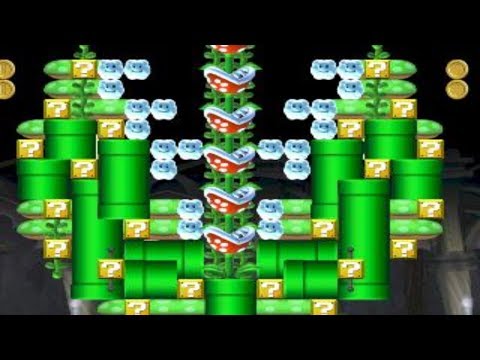 Hungry Plants! by Tyler - SUPER MARIO MAKER - NO COMMENTARY 1be